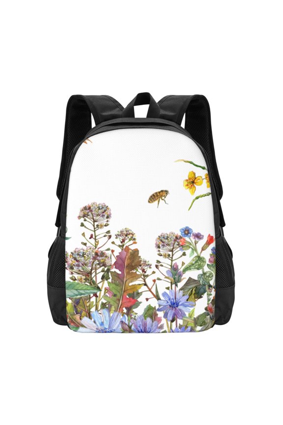 Herbs and Wildflowers for Minimalist Backpack Large Capacity Backpack Travel Backpack For School