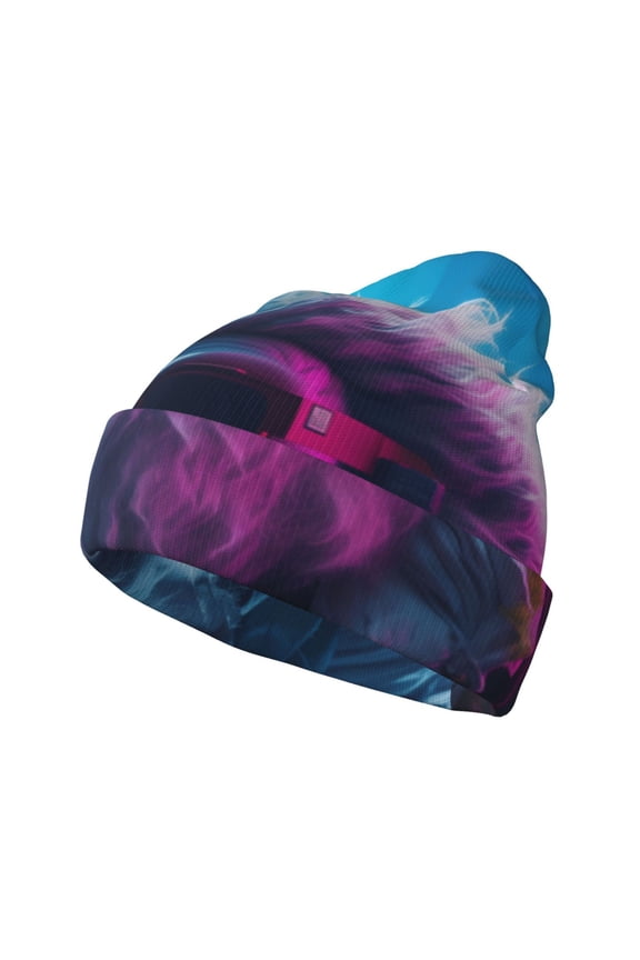 Hip-Hop Glasses Gorilla for Men's Knit Cuffed Beanie for Outdoor Activities Unisex