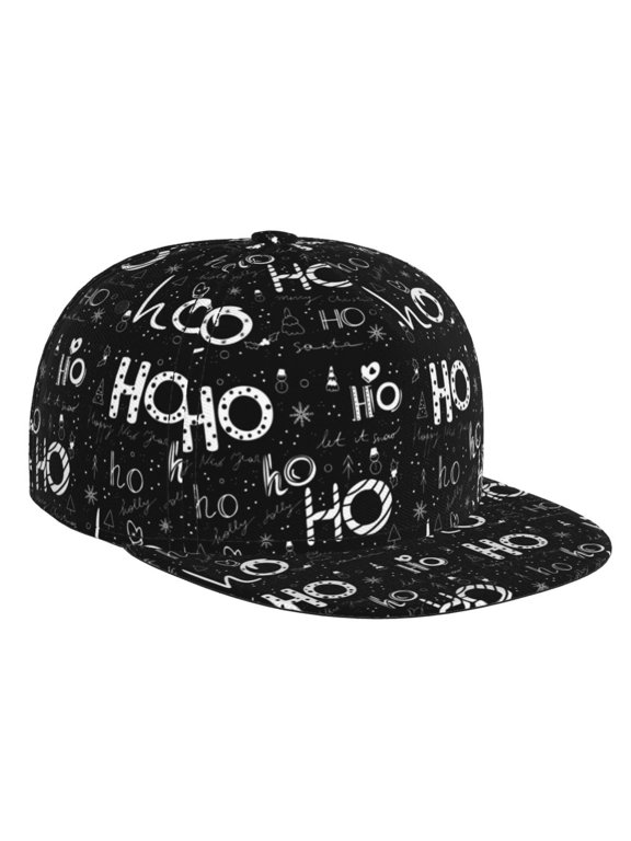 Ho-Ho-Ho 2 for Baseball Cap Men Cap Flat Brim for Men Women Teens Adjustable Baseball Cap
