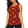 thumbnail image 1 of Hirioo Hohey Bee Golden for Women's Workout Tank Top Sleeveless Workout Tops Athletic Gym Shirts-X-Large, 1 of 7