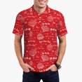 thumbnail image 1 of Hirioo Hohoho1 for Men’s Polo Shirts Quick Dry Short Sleeve Golf T Shirt Performance Moisture Wicking Casual Workout,Sizes S-4XL-Small, 1 of 6