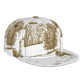 Hirioo Horse Rider In Field for Baseball Cap Men Cap Flat Brim for Men Women Teens Adjustable Baseball Cap