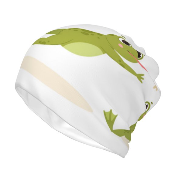 Hirioo Hunting Frog for Multifunction Beanie Hat for Men and Women Unisex for Winter Sports, Outdoor Activities, and Daily Wear