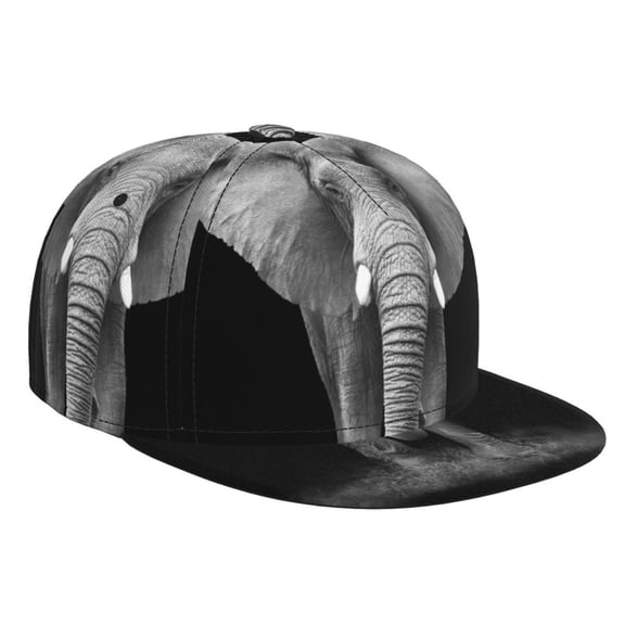 Hirioo Indian Elephant for Baseball Cap Men Cap Flat Brim for Men Women Teens Adjustable Baseball Cap