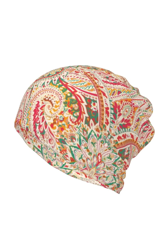 Indian Paisley 1 for Multifunction Beanie Hat for Men and Women Unisex for Winter Sports, Outdoor Activities, and Daily Wear