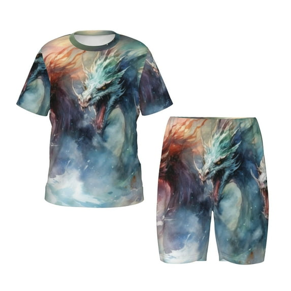 Hirioo Ink Style Wave Dragon Hirioo-4X-Large