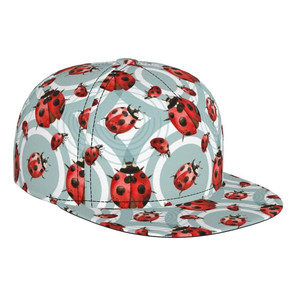 Hirioo Insects for Baseball Cap Men Cap Flat Brim for Men Women Teens Adjustable Baseball Cap