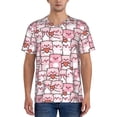 thumbnail image 1 of Hirioo Kawaii Pig for Men's Baseball T-shirt Shirts Short Sleeve Casual Summer Button Stretch T Shirts,Size S-4XL-4X-Large, 1 of 7