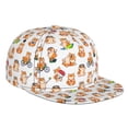 thumbnail image 1 of Hirioo Kawaii Shiba Dog for Baseball Cap Men Cap Flat Brim for Men Women Teens Adjustable Baseball Cap, 1 of 7