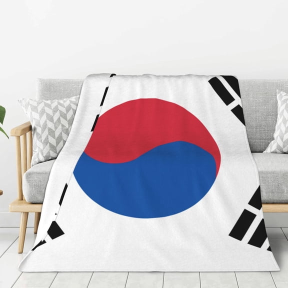 Hirioo Korea for Flannel Blanket, Cozy and Warm Throw for Bed or Couch ,Perfect for All Seasons-60"x50"