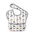thumbnail image 1 of Hirioo Labrador Retriever Dog for Baby Waterproof Pocket Bib Adjustable Closed for Babies Toddlers with Large Pocket 6-24Months, 1 of 8