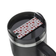 Hirioo Ladybug for Stanley Cup Lid Nameplate Personalized Acrylic Nameplate Tumbler Lid Topper30oz , 40oz
