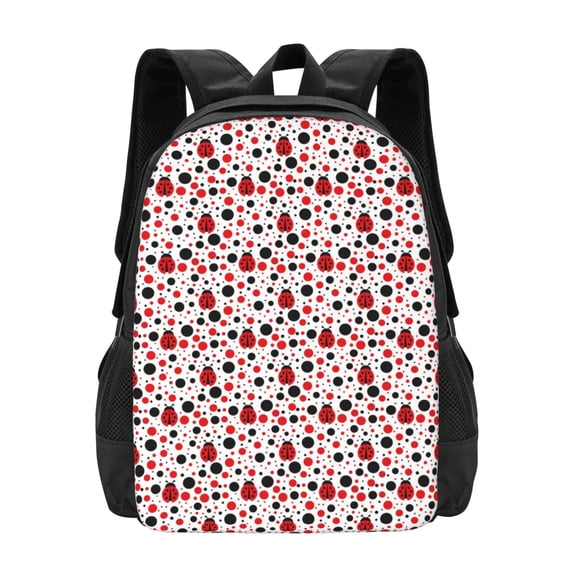 Hirioo Ladybugs 2 for Minimalist Backpack Large Capacity Backpack Travel Backpack For School