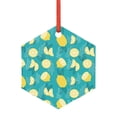 thumbnail image 1 of Hirioo Lemon Blue for Acrylic Christmas Pendant Hanging Christmas Tree Ornaments, Car, Home, Office Gift Decor-Hexagon, 1 of 7