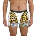 thumbnail image 1 of Hirioo Leopard Gnomes for Men's Boxer Briefs Men Cotton Underwear Boxer Briefs Panties-XX-Large, 1 of 5