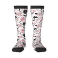 thumbnail image 1 of Hirioo Lilies Flowers for Adult Stockings Breathable Sock Non-Pilling,Contrasting Color Design, 1 of 6