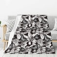 thumbnail image 1 of Hirioo Lilies Flowers for Flannel Blanket, Cozy and Warm Throw for Bed or Couch ,Perfect for All Seasons-80"x60", 1 of 6