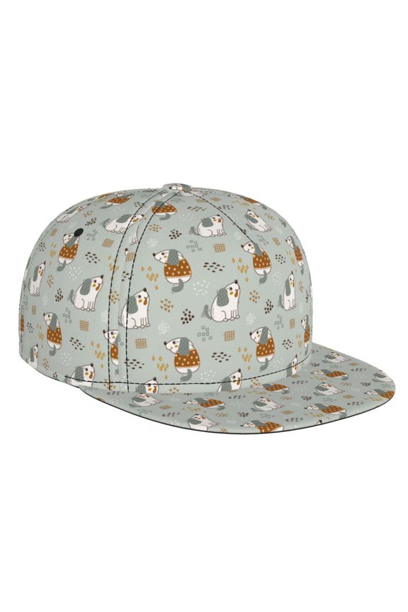 Little Puppies for Baseball Cap Men Cap Flat Brim for Men Women Teens Adjustable Baseball Cap