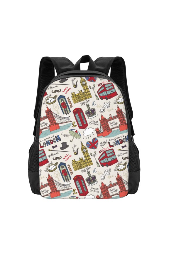 London Landmark1 for Minimalist Backpack Large Capacity Backpack Travel Backpack For School