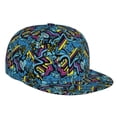 thumbnail image 1 of Hirioo Love Music for Baseball Cap Men Cap Flat Brim for Men Women Teens Adjustable Baseball Cap, 1 of 7