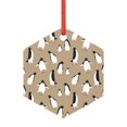 thumbnail image 1 of Hirioo Lovely Penguin for Acrylic Christmas Pendant Hanging Christmas Tree Ornaments, Car, Home, Office Gift Decor-Hexagon, 1 of 7