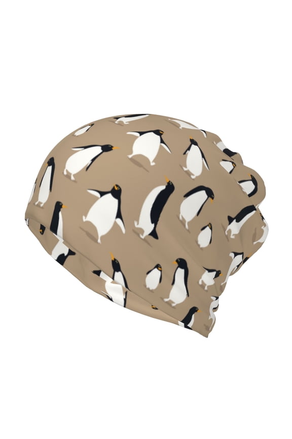 Lovely Penguin for Multifunction Beanie Hat for Men and Women Unisex for Winter Sports, Outdoor Activities, and Daily Wear