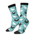 thumbnail image 1 of Hirioo Lovely Roosters Pattern Adult Middle Tube Socks Breathable Sock Non-Pilling,Contrasting Color Design, 1 of 6