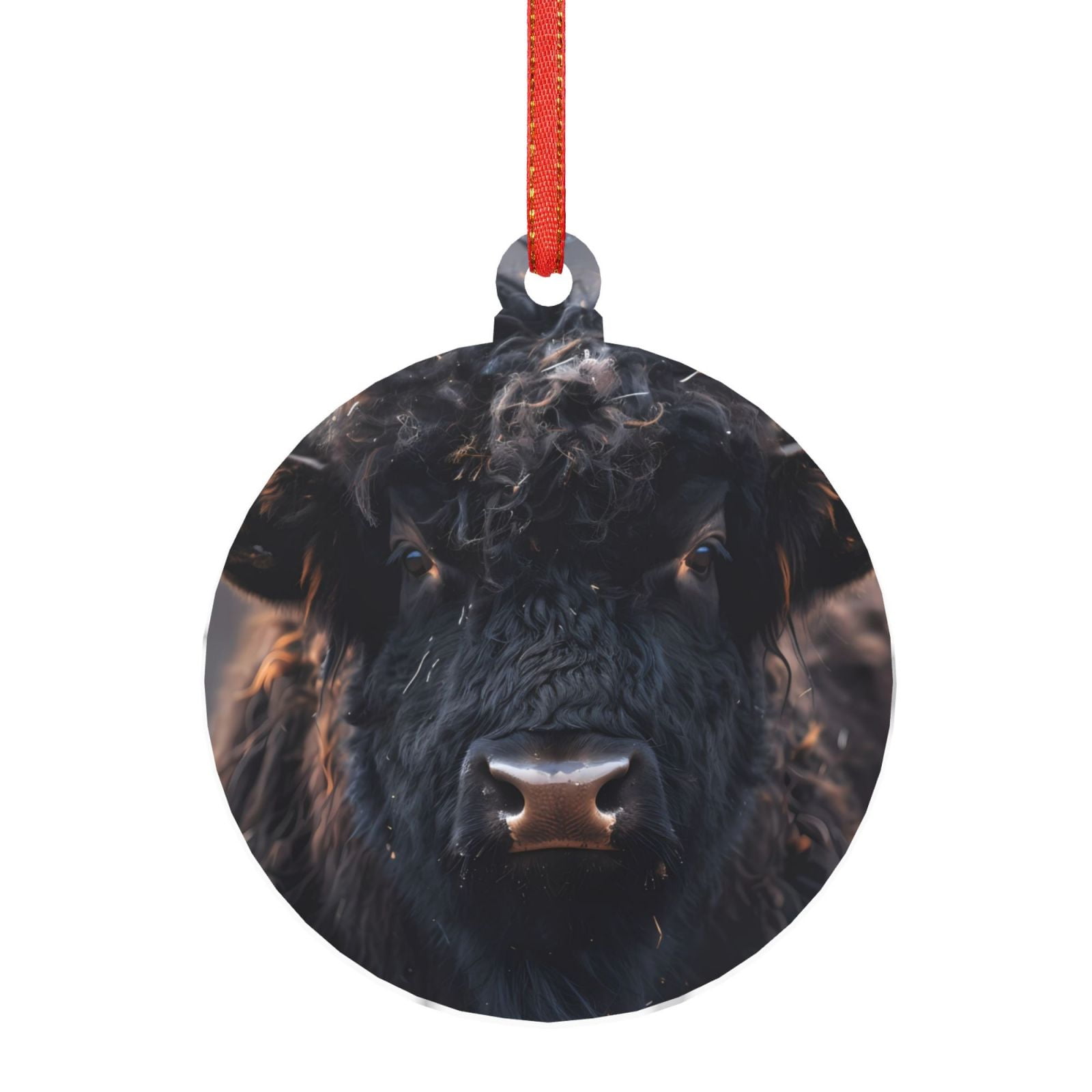 Hirioo Majestic Black Yak for Acrylic Christmas Pendant Hanging ...