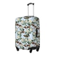 thumbnail image 1 of Hirioo Mallard Ducks And Roses for Elasticity Suitcase Cover (No luggage Included) Durable Luggage Protector Fits 18-32 Inch Luggage-Medium, 1 of 7