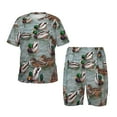 thumbnail image 1 of Hirioo Mallard Ducks Swimming for Short-Sleeved Pajama Set For Kids Short Sleeve Set Soft Summer Sleepwear Pj Sets-Medium, 1 of 6