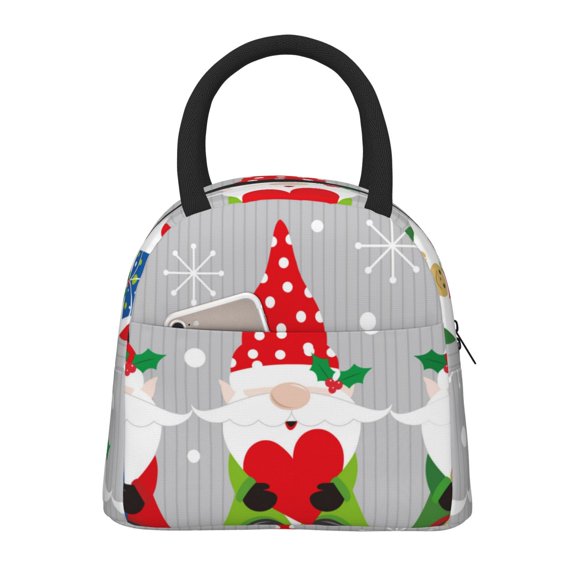 Hirioo Merry Christmas Gnome1 for Eco-friendly Lunch Box,Leakproof Lunch Box for School, Work, Travel, and Picnics,Perfect for Meal Prep
