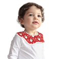 thumbnail image 1 of Hirioo Merry Christmas Santa Claus A for Baby Cotton Petal Bib Drool Bibs for Baby Boy Unisex, 1 of 9