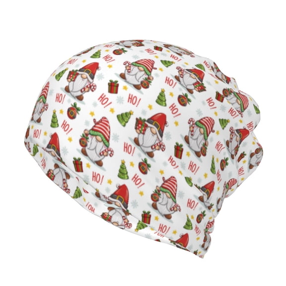 Hirioo Merry Christmas Santa for Multifunction Beanie Hat for Men and Women Unisex for Winter Sports, Outdoor Activities, and Daily Wear
