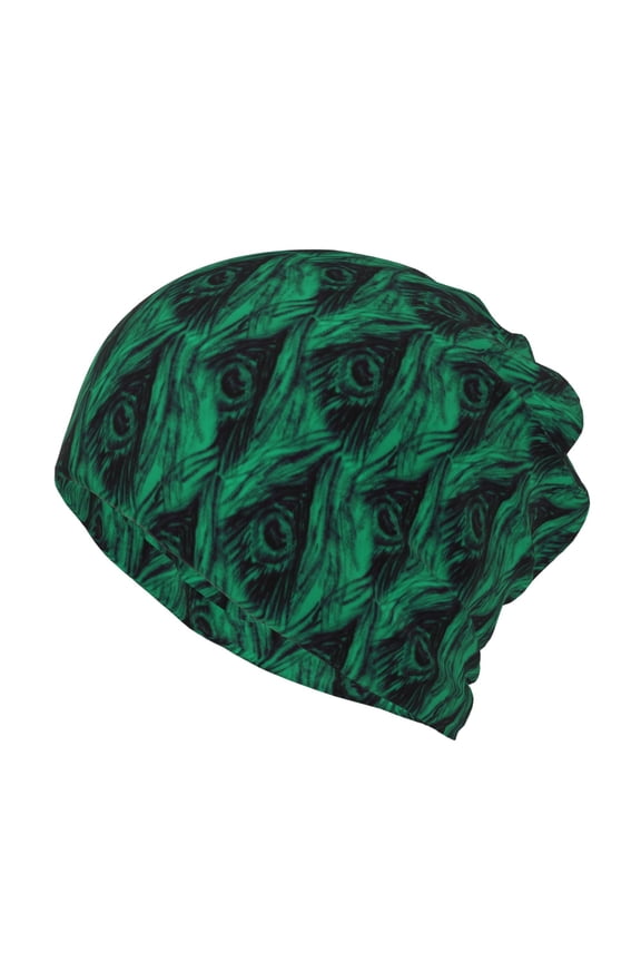 Mint Bird Feathers for Multifunction Beanie Hat for Men and Women Unisex for Winter Sports, Outdoor Activities, and Daily Wear