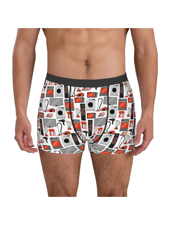 Modern Life for Men's Boxer Briefs Men Cotton Underwear Boxer Briefs Panties-X-Large