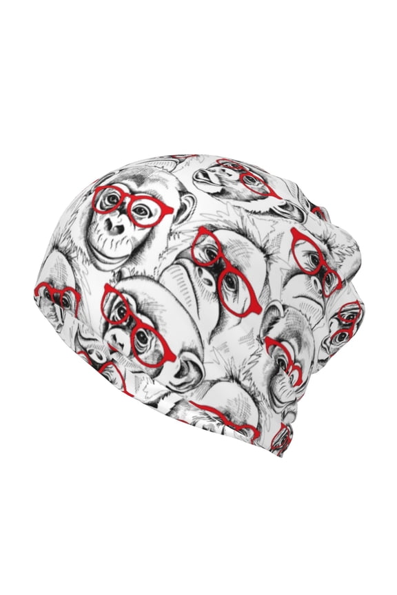 Monkey for Multifunction Beanie Hat for Men and Women Unisex for Winter Sports, Outdoor Activities, and Daily Wear