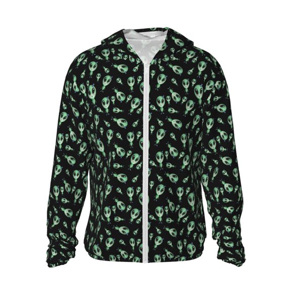 Hirioo Monster Cartoons for Men's Hawaiian Shirt,Summer Short-sleeve Shirt,Beach Party Shirt-Medium