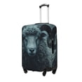 thumbnail image 1 of Hirioo Moody Ram Portrait for Elasticity Suitcase Cover (No luggage Included) Durable Luggage Protector Fits 18-32 Inch Luggage-Small, 1 of 7