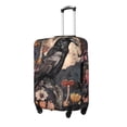 thumbnail image 1 of Hirioo Moonlit Crow Blossoms for Elasticity Suitcase Cover (No luggage Included) Durable Luggage Protector Fits 18-32 Inch Luggage-Large, 1 of 7