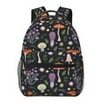 thumbnail image 1 of Hirioo Mushrooms Print Laptop Backpack Lightweight Casual Travel Daypack for College Workplace Travel, 1 of 5