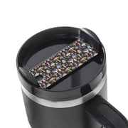 Hirioo Mushrooms and Leaves for Stanley Cup Lid Nameplate Personalized Acrylic Nameplate Tumbler Lid Topper30oz , 40oz