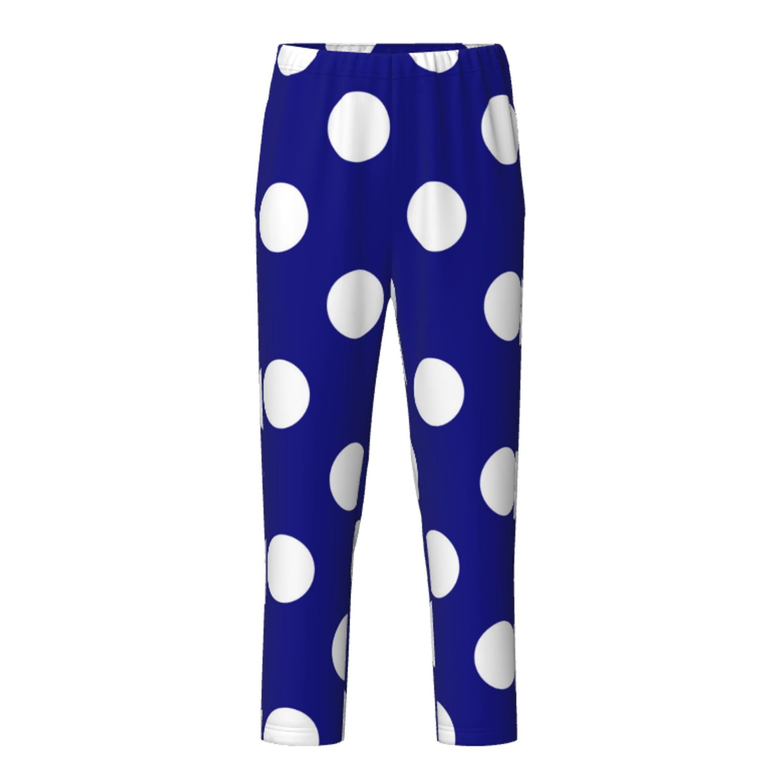 Hirioo Navy And White Polka Dot For Teenagers' Pajama Pants Womens 