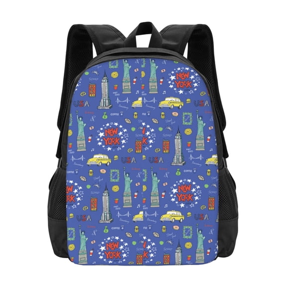 Hirioo New-York City for Minimalist Backpack Large Capacity Backpack Travel Backpack For School