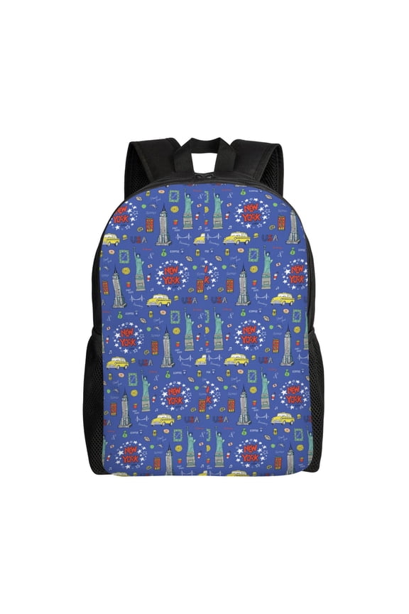 New-York City for Travel Backpack for Women Men, Lightweight and Durable,Gift for Weekender, College, Work,and Outdoor Activities