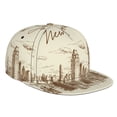 thumbnail image 1 of Hirioo New York for Baseball Cap Men Cap Flat Brim for Men Women Teens Adjustable Baseball Cap, 1 of 7