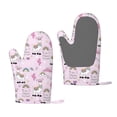 thumbnail image 1 of Hirioo No Drama Llama for Silicone Oven Mitts for BBQ, Baking, Cooking, Set of 2, Heat Resistant 260℃, Non-Slip Kitchen Essentials, 1 of 6