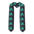 thumbnail image 1 of Hirioo Northern Lights 2 for 72" Graduation Shawl Stole Unisex Adults Graduation Sash Honor Graduation Stole for High School and College-Sharp Corner, 1 of 7