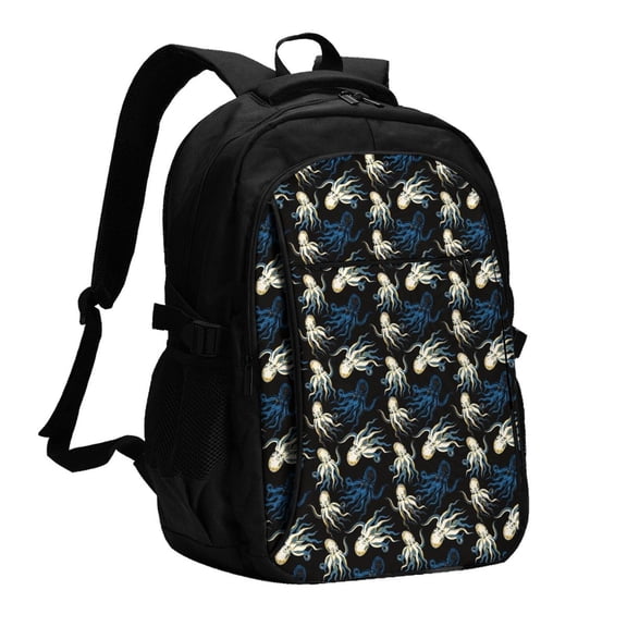 Hirioo Octopus 1 for Travel Laptop Backpack with USB Charging Port for Men and Women