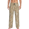 thumbnail image 1 of Hirioo Paisley Floral 1 for Men's PJ Pajama Pants Sleep Pants Men's Home Trousers with Pockets,S-3XL-Medium, 1 of 6