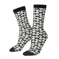 thumbnail image 1 of Hirioo Panda Bear Pattern Adult Middle Tube Socks Breathable Sock Non-Pilling,Contrasting Color Design, 1 of 6